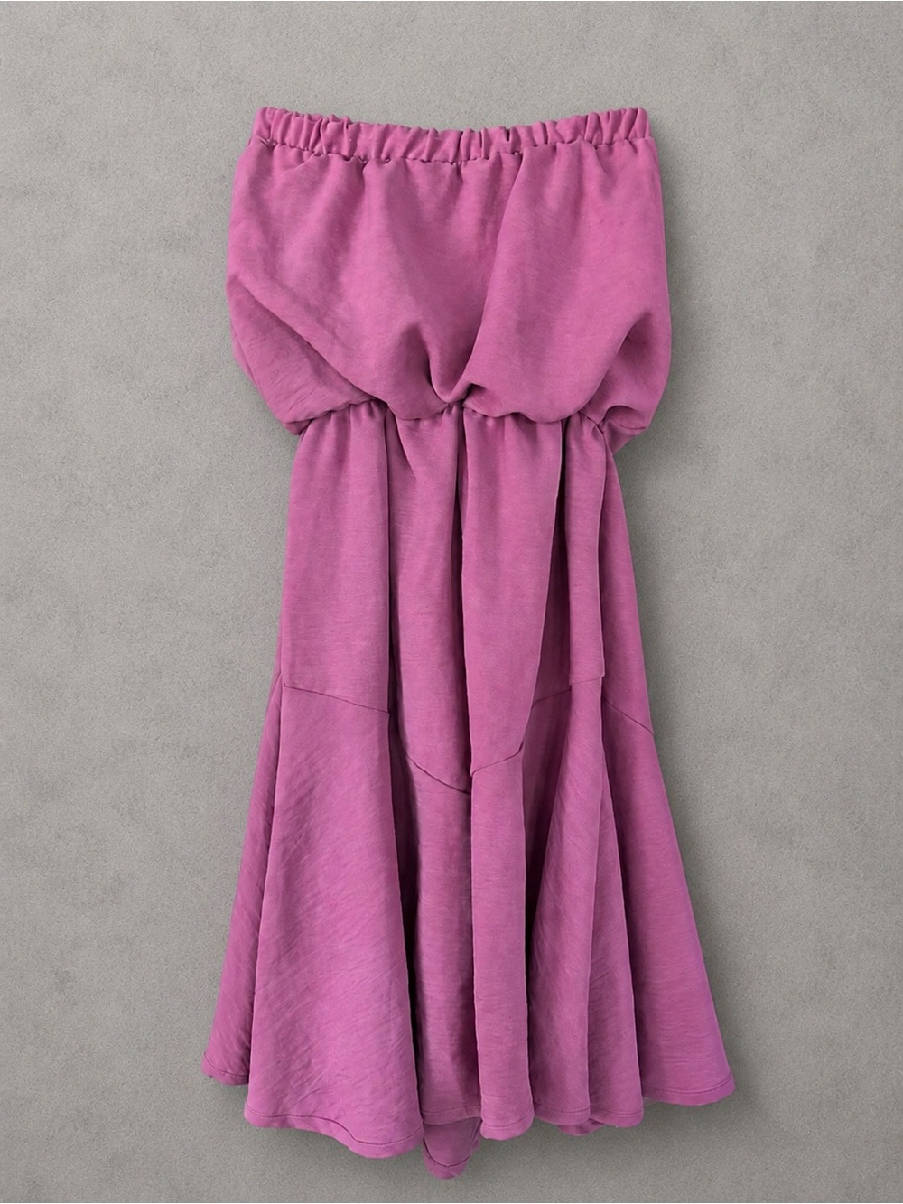 Rolla Coster Los Angeles Strapless Bubble Hem Mini Dress Pink NWT Size Small